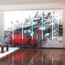 Laden Sie das Bild in den Galerie-Viewer, Foto-Schiebegardine "schwarzes Auto"