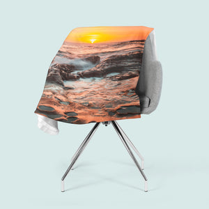 Foto-Kuscheldecke "Sonnenuntergang"