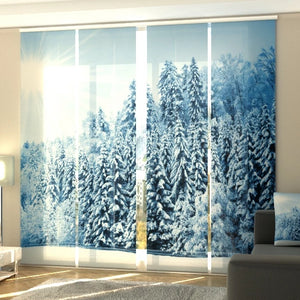 Foto-Schiebegardine "Winterwald 2"