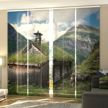 Laden Sie das Bild in den Galerie-Viewer, Foto-Schiebegardine &quot;Gebirge&quot;