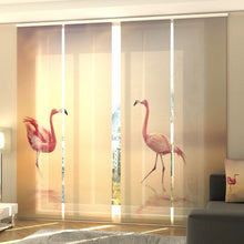 Laden Sie das Bild in den Galerie-Viewer, Foto-Schiebegardine &quot;Flamingo&quot;