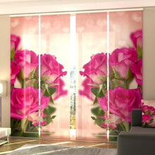 Laden Sie das Bild in den Galerie-Viewer, Foto-Schiebegardine &quot;schöne Rosen&quot;