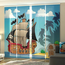 Laden Sie das Bild in den Galerie-Viewer, Foto-Schiebegardine &quot;Piratenschiff&quot;
