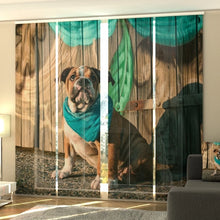 Laden Sie das Bild in den Galerie-Viewer, Foto-Schiebegardine &quot;Bulldogge&quot;