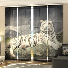 Laden Sie das Bild in den Galerie-Viewer, Foto-Schiebegardine &quot;weisser Tiger&quot;