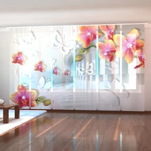 Laden Sie das Bild in den Galerie-Viewer, Foto-Schiebegardine &quot;Orchidee 3 D&quot;