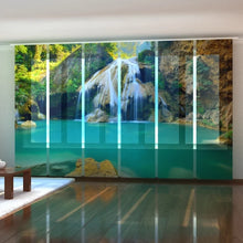 Laden Sie das Bild in den Galerie-Viewer, Foto-Schiebegardine &quot;Wasserfall 3&quot;