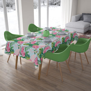 Foto-Tischdecke "Flamingo Orchidee"